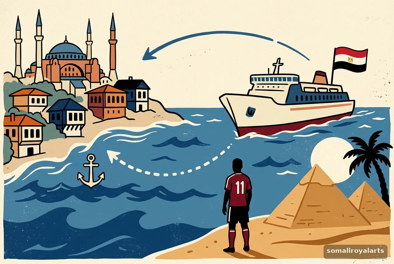 Trabzonspor oo wadahadal la gashay Mohamed Salah