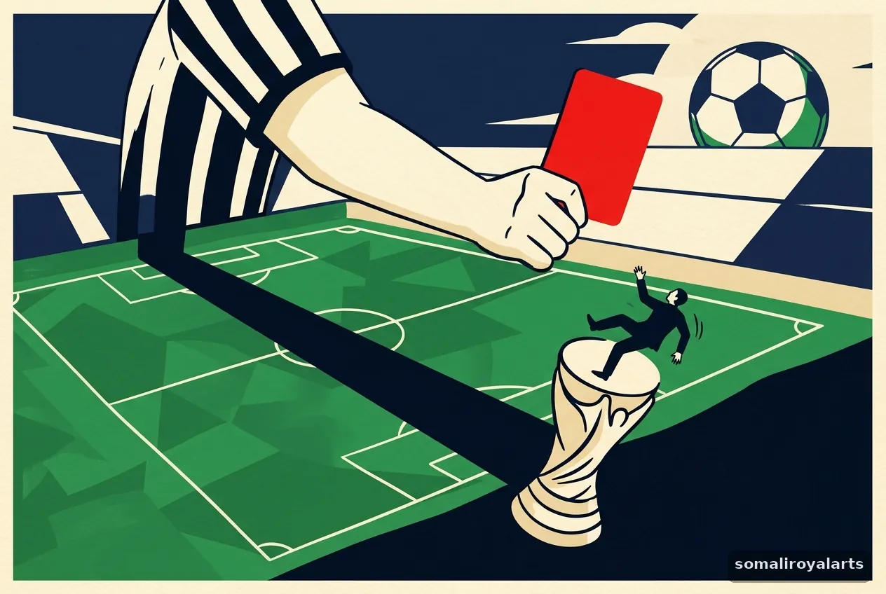 Mas'uul sarsare oo FIFA ka tirsan oo shaqada laga eriday