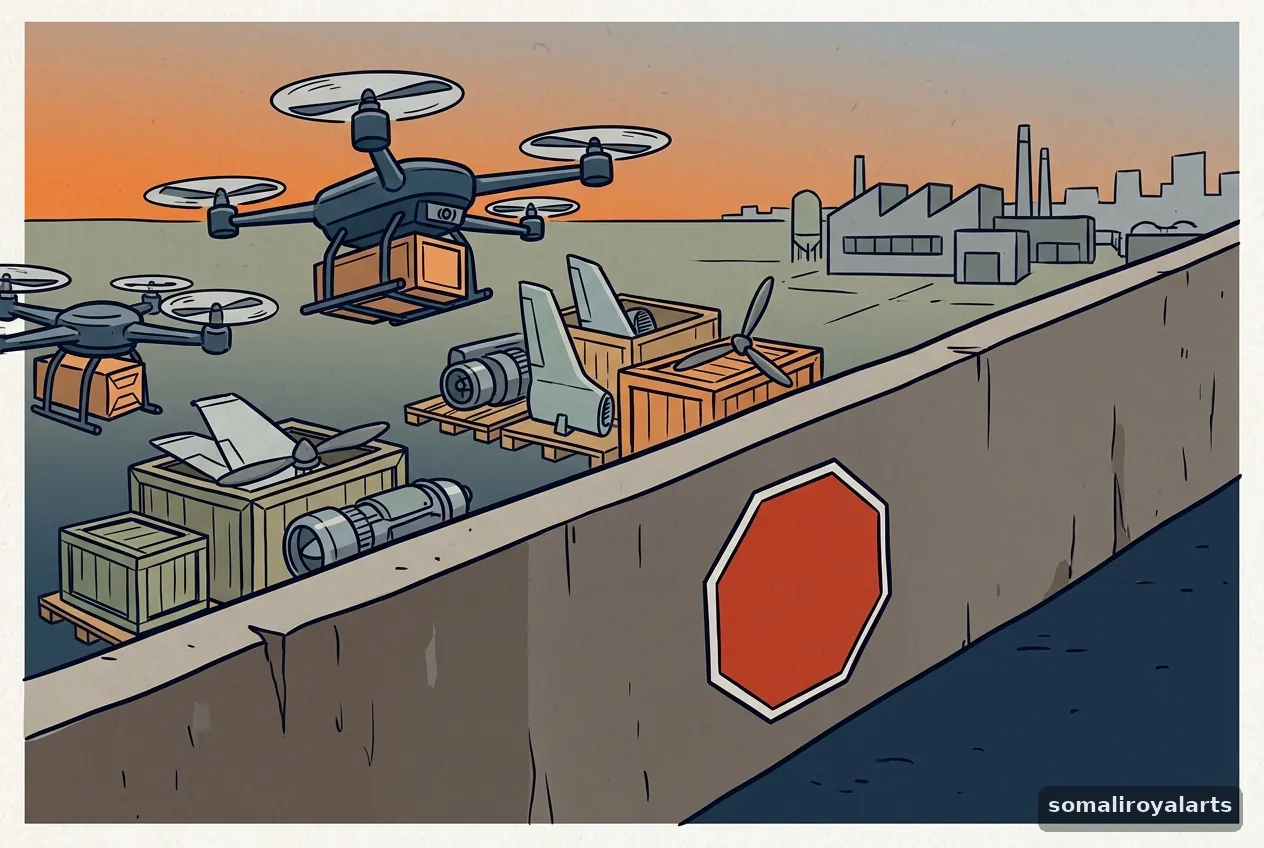 Trump oo canshuuro cusub ku soo rogay drones-ka